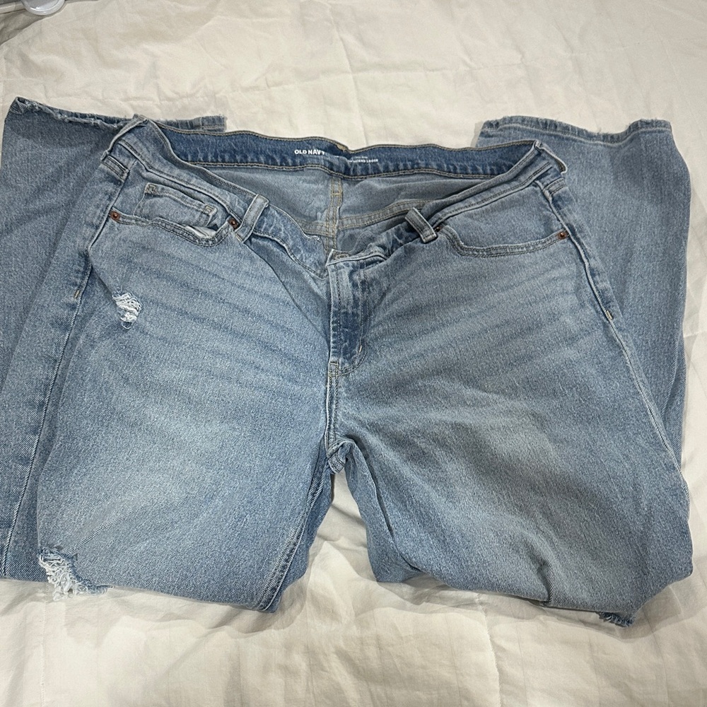 Old Navy Classic Blue Boyfriend Jeans